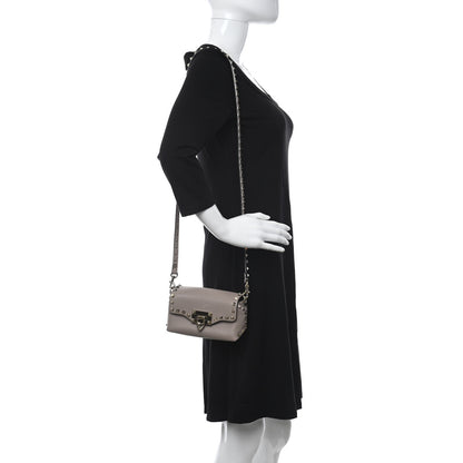 Valentino Garavani Calfskin Mini Rockstud Crossbody Bag Poudre 2 of 10