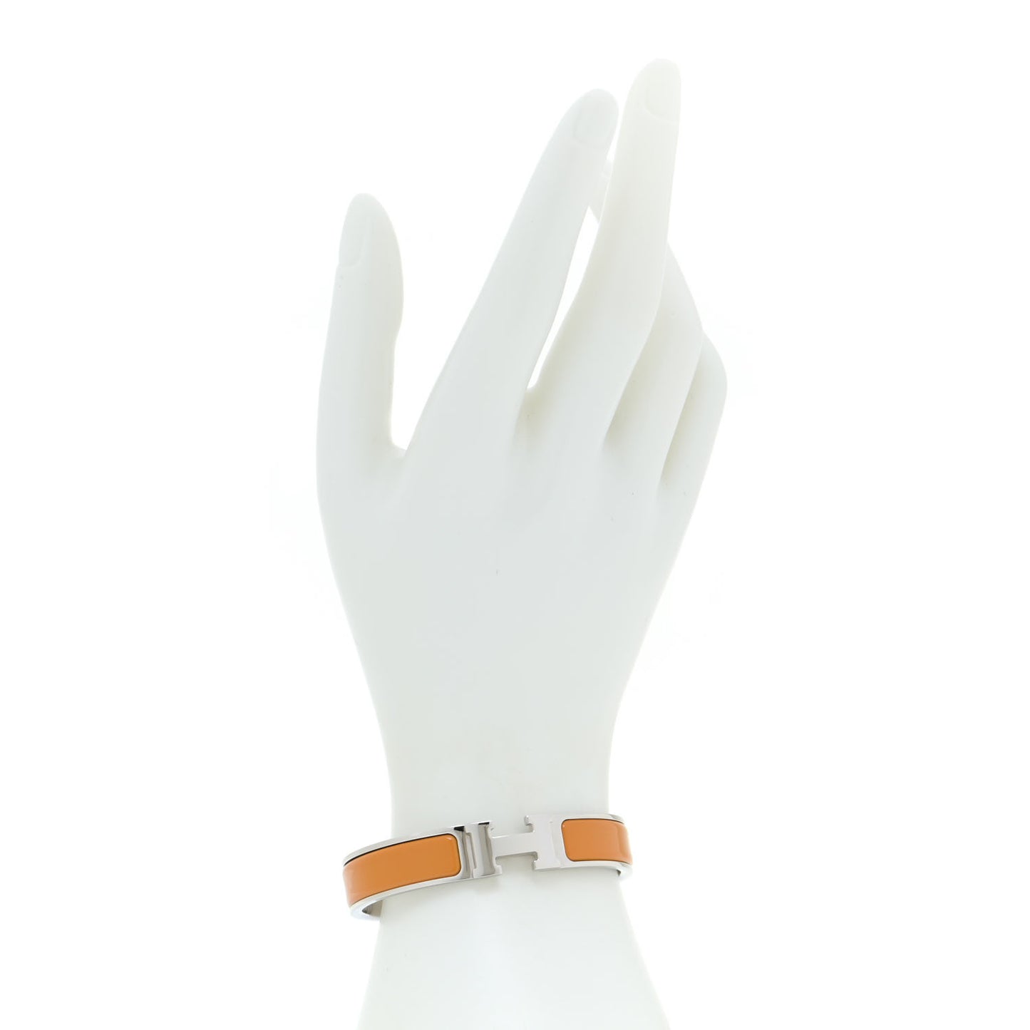 Enamel Narrow Clic Clac H Bracelet PM Curcuma