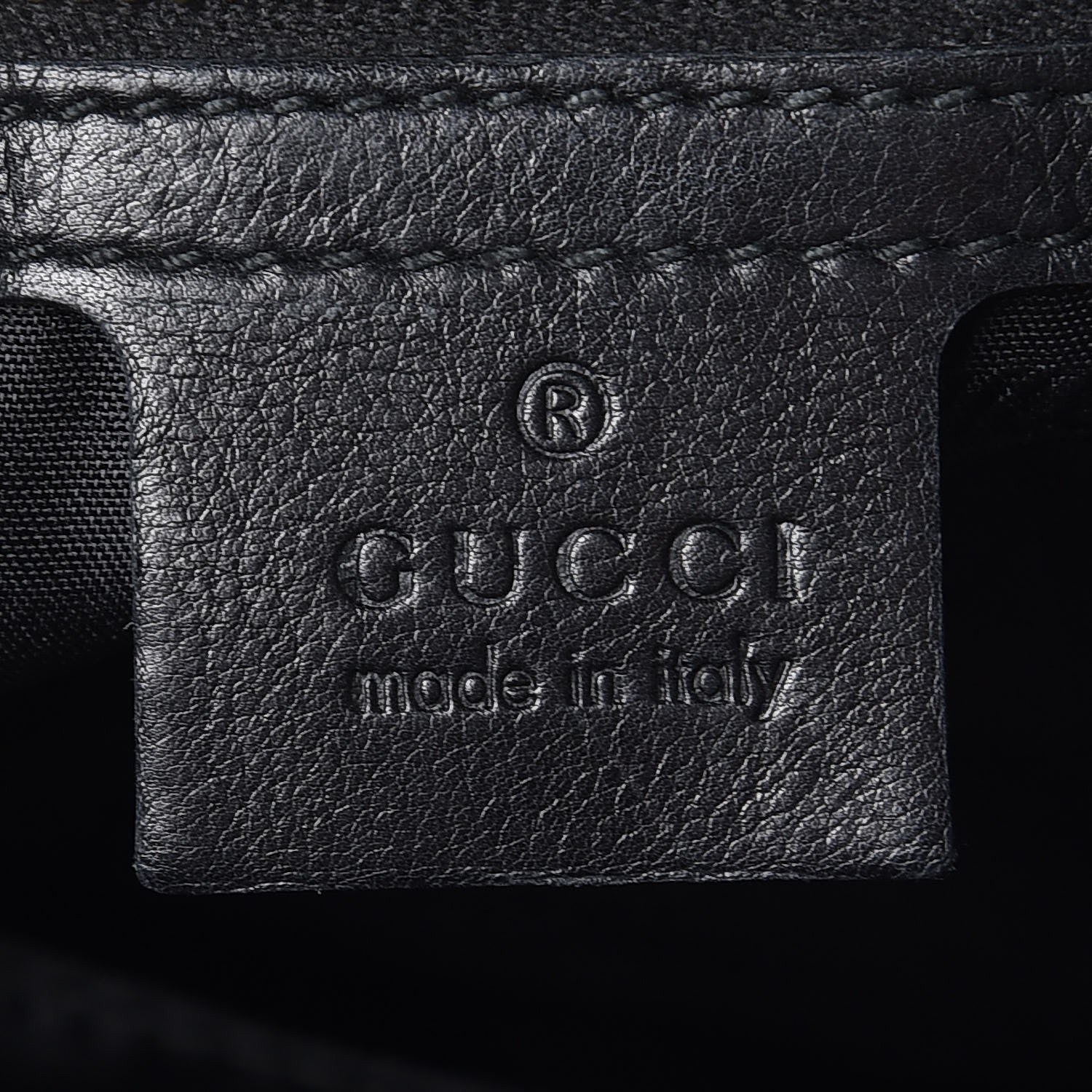 Gucci Patent Large Hysteria Top Bag Black 6 of 9
