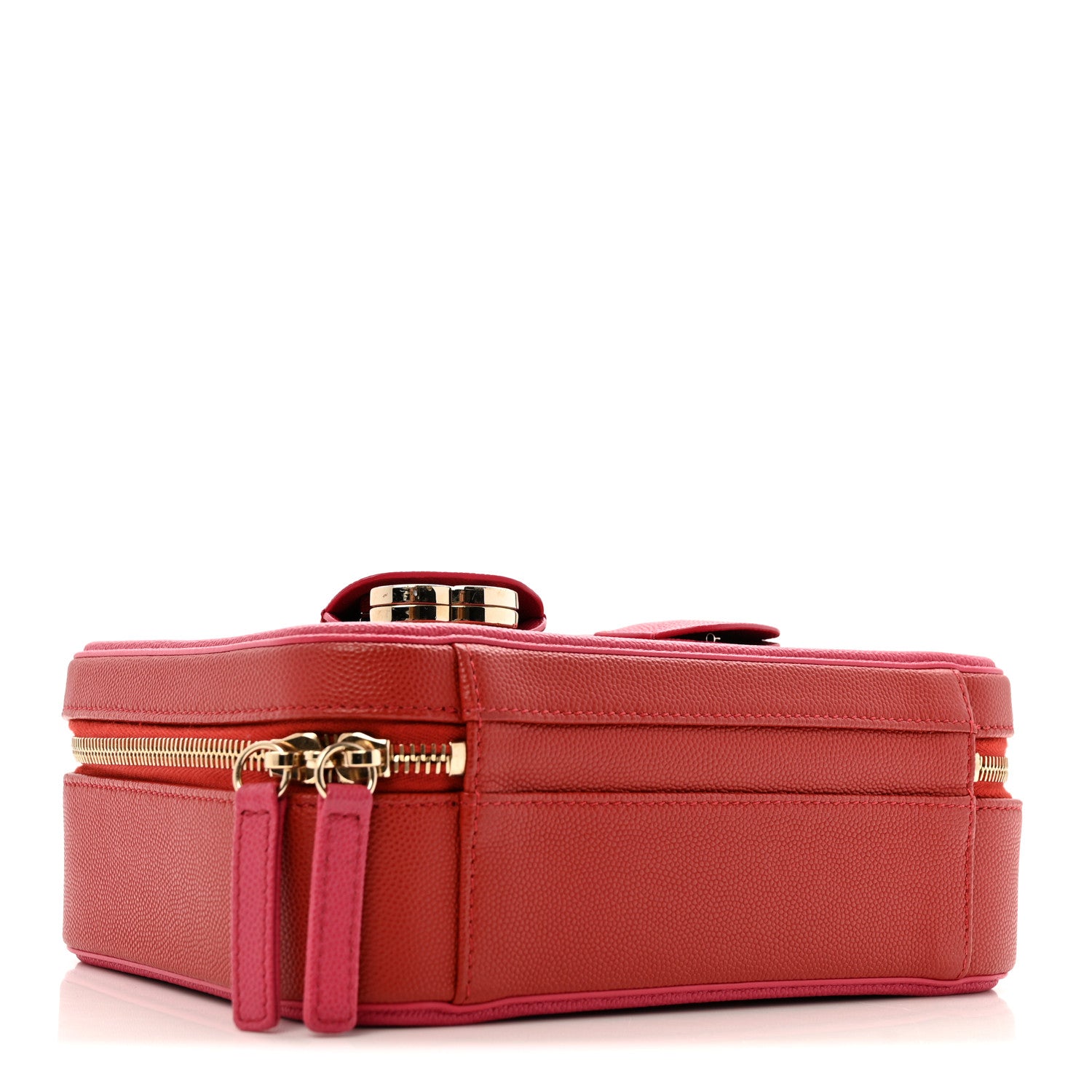 Chanel Caviar Quilted Medium CC Filigree Vanity Case Pink 4 of 12