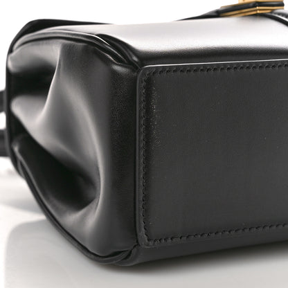 Celine Satinated Calfskin Mini 16 Top Handle Bag Black 9 of 10