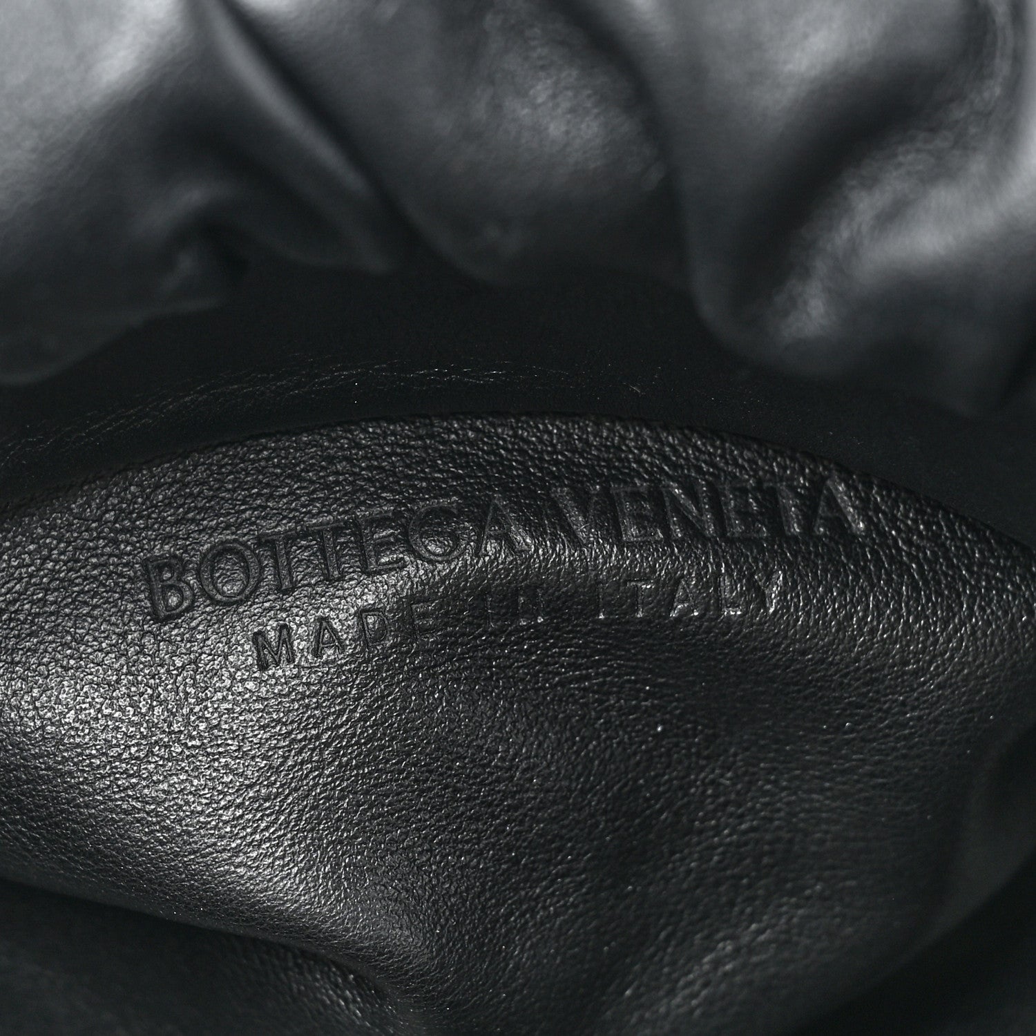 Bottega Veneta Calfskin The Pouch Chain Black 6 of 9