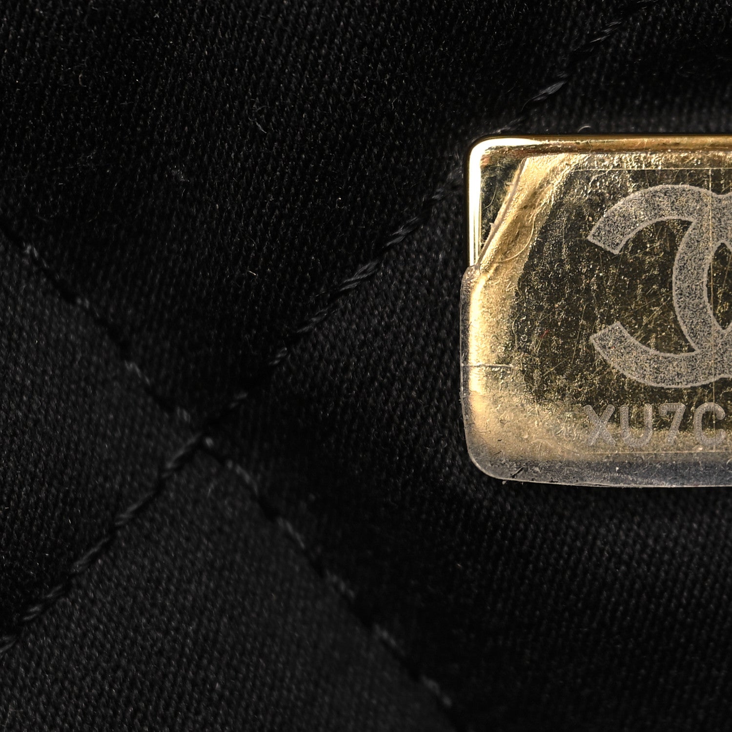 Chanel Shiny Calfskin Quilted Small Chanel 22 Black 8 of 11