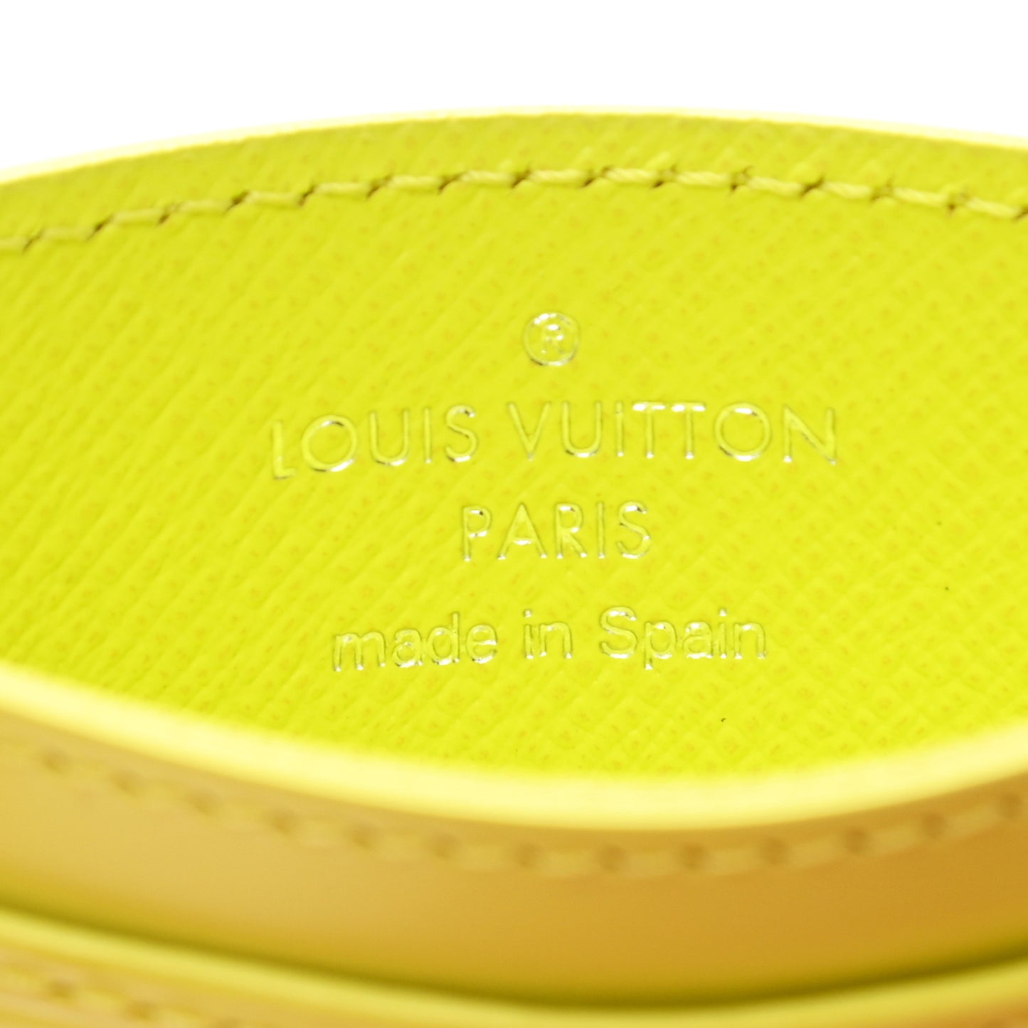 Epi Card Holder Pistache