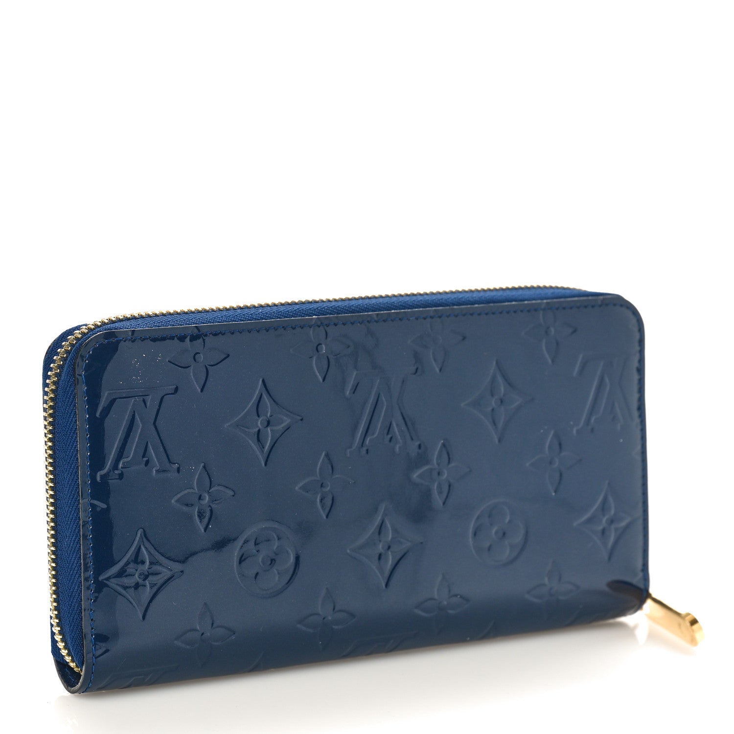 Louis Vuitton Vernis Zippy Wallet Grand Blue 3 of 8