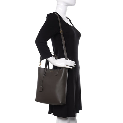 Saint Laurent Calfskin Toy Shopping Tote Dark Anthracite 2 of 11