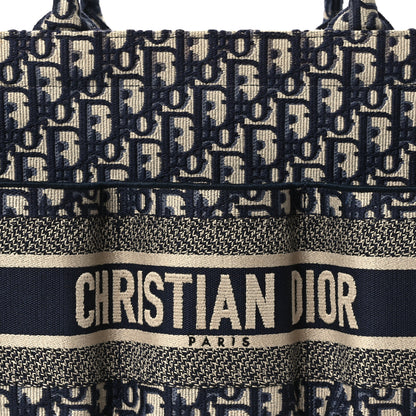 Christian Dior Oblique Catherine Tote Blue 9 of 12