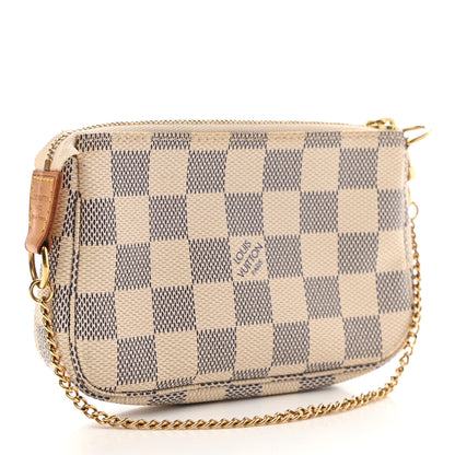 Louis Vuitton Damier Azur Mini Pochette Accessories 3 of 9
