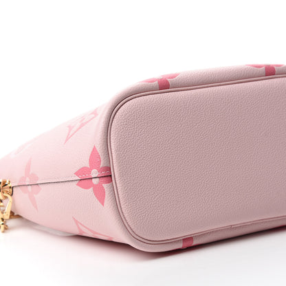 Louis Vuitton Empreinte Monogram Giant By The Pool Marshmallow Hobo PM Bouton De Rose 6 of 10