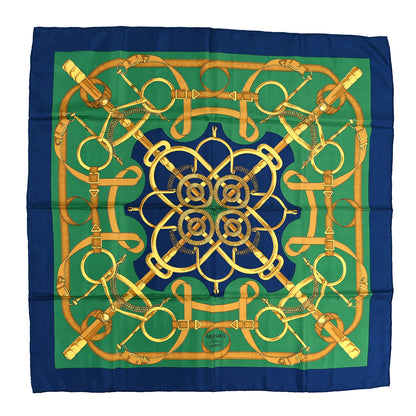 Hermes Silk Eperon D'Or Scarf 90 1 of 3