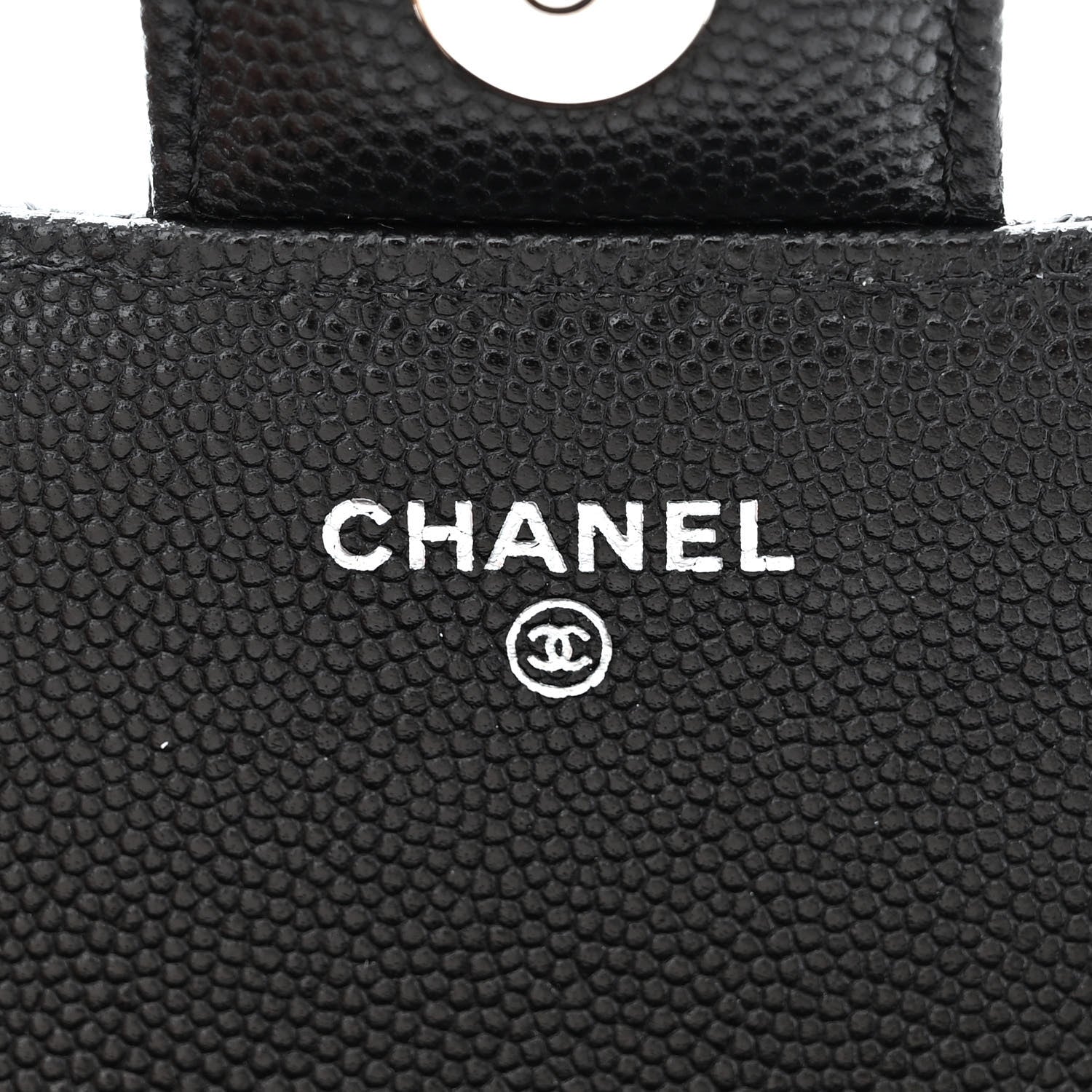Chanel Caviar Quilted Glasses Case With Chain Black 6 of 12