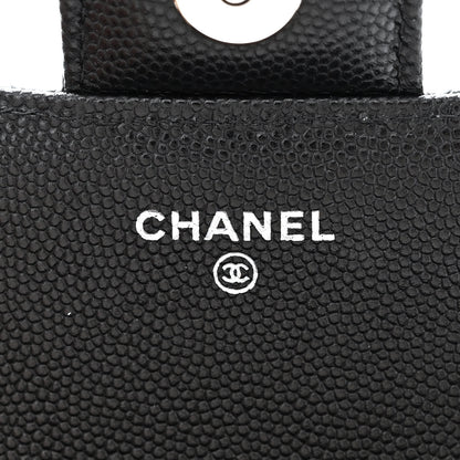 Chanel Caviar Quilted Glasses Case With Chain Black 6 of 12