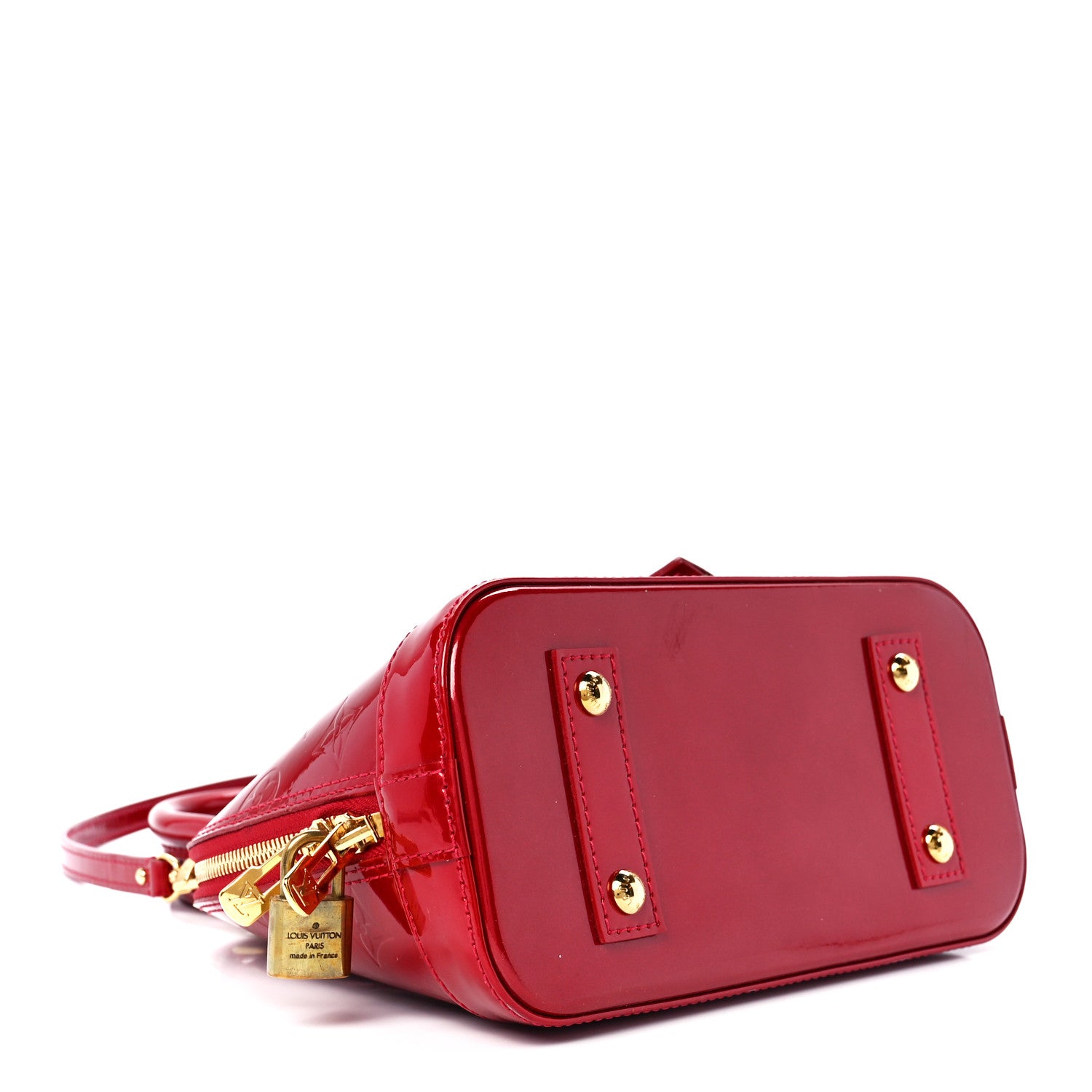 Louis Vuitton Vernis Alma BB Pomme D'Amour 4 of 12