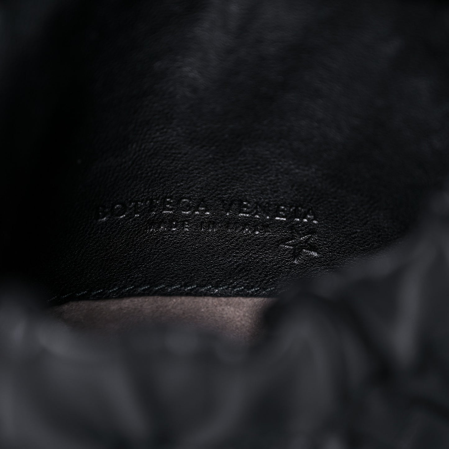 Nappa Intrecciato Belt Bag Nero Black