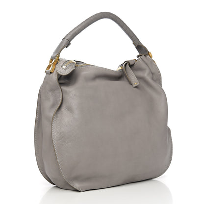 Chloe Calfskin Large Marcie Satchel Cashmere Grey 2 of 9