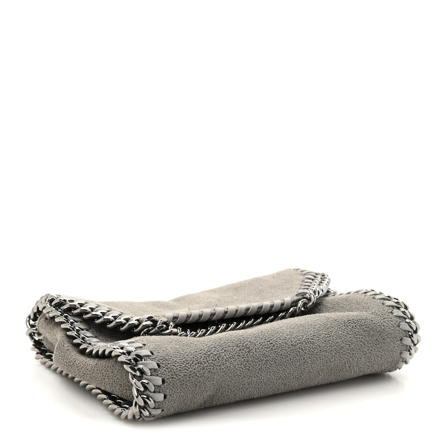 Shaggy Deer Tiny Fold Over Falabella Tote Grey