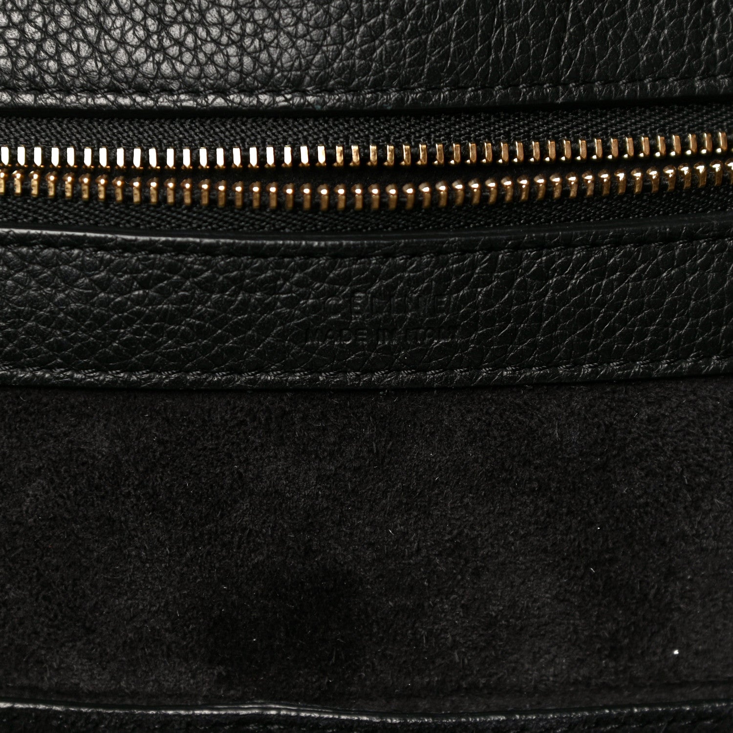 Celine Soft Grained Calfskin Medium Belt Cabas Phantom Black 6 of 13