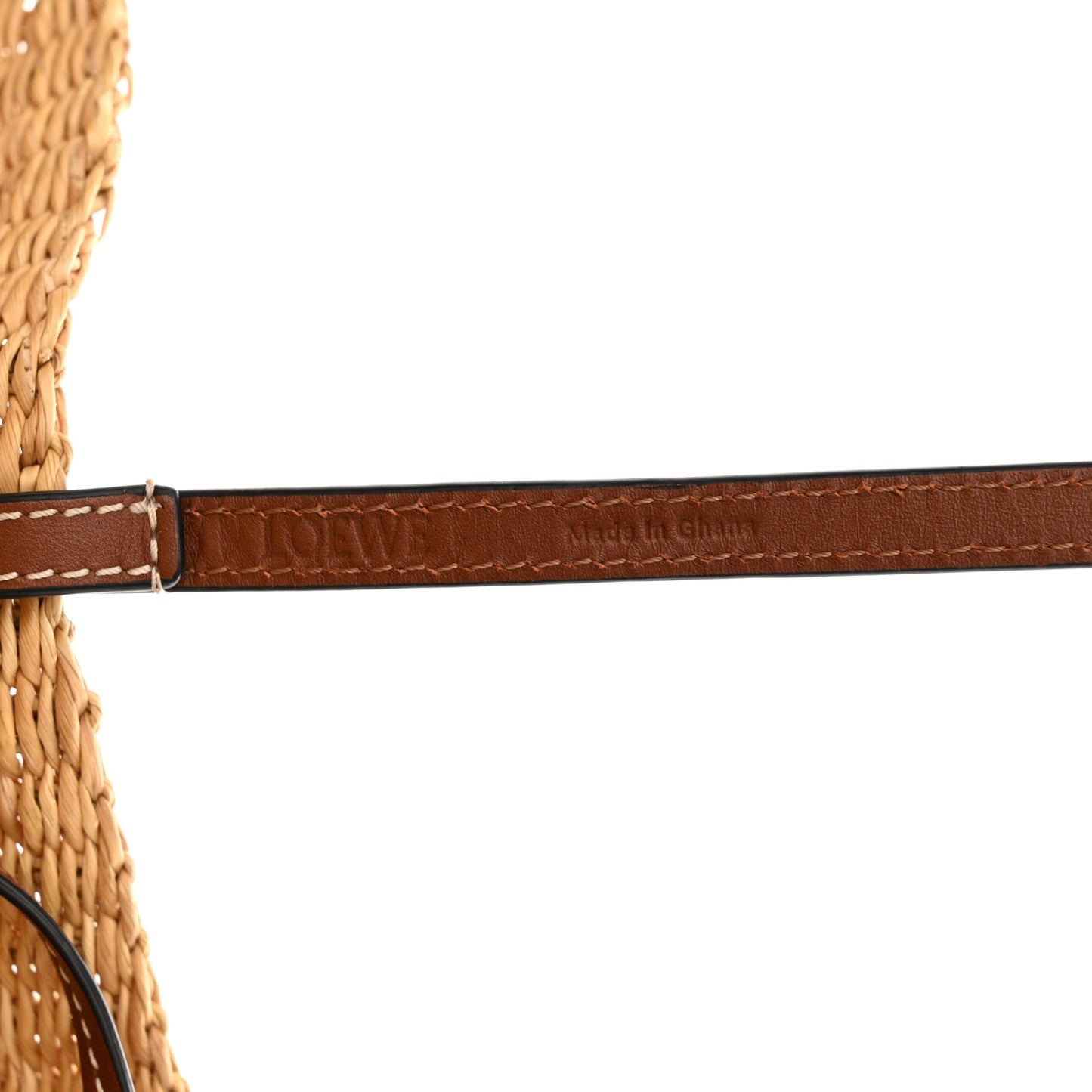 Calfskin Raffia Paulas Ibiza Small Shell Basket Tote Bag Natural Tan