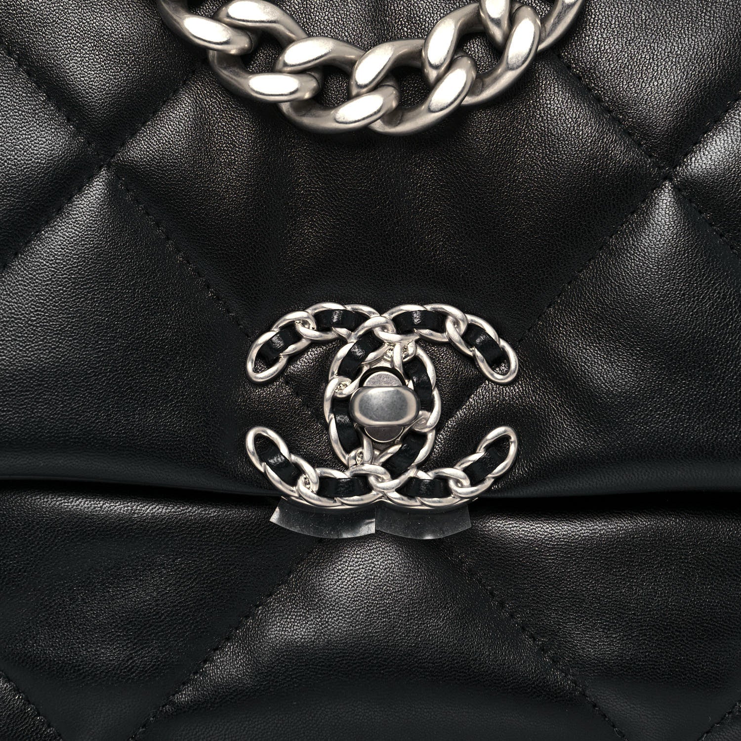 Chanel Lambskin Quilted Medium Chanel 19 Flap Black 8 of 13