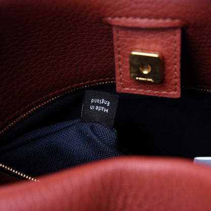 Mulberry Heavy Grain Iris Tote Rust 10 of 10
