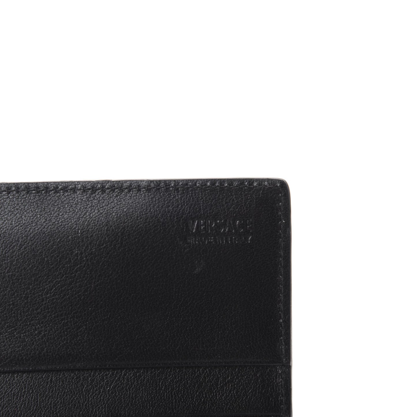 Jacquard Medusa Crossbody Wallet Black