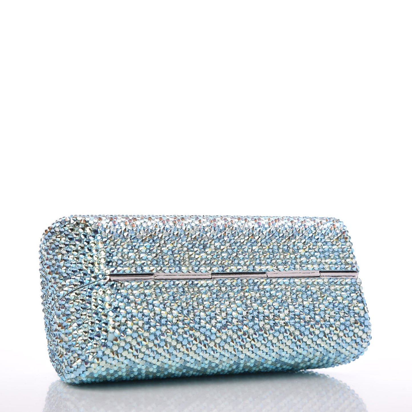 Swarovski Crystal Miniaudiere Clutch Blue