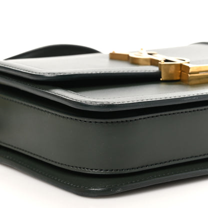 Saint Laurent Smooth Calfskin Small Solferino Satchel Green 10 of 11