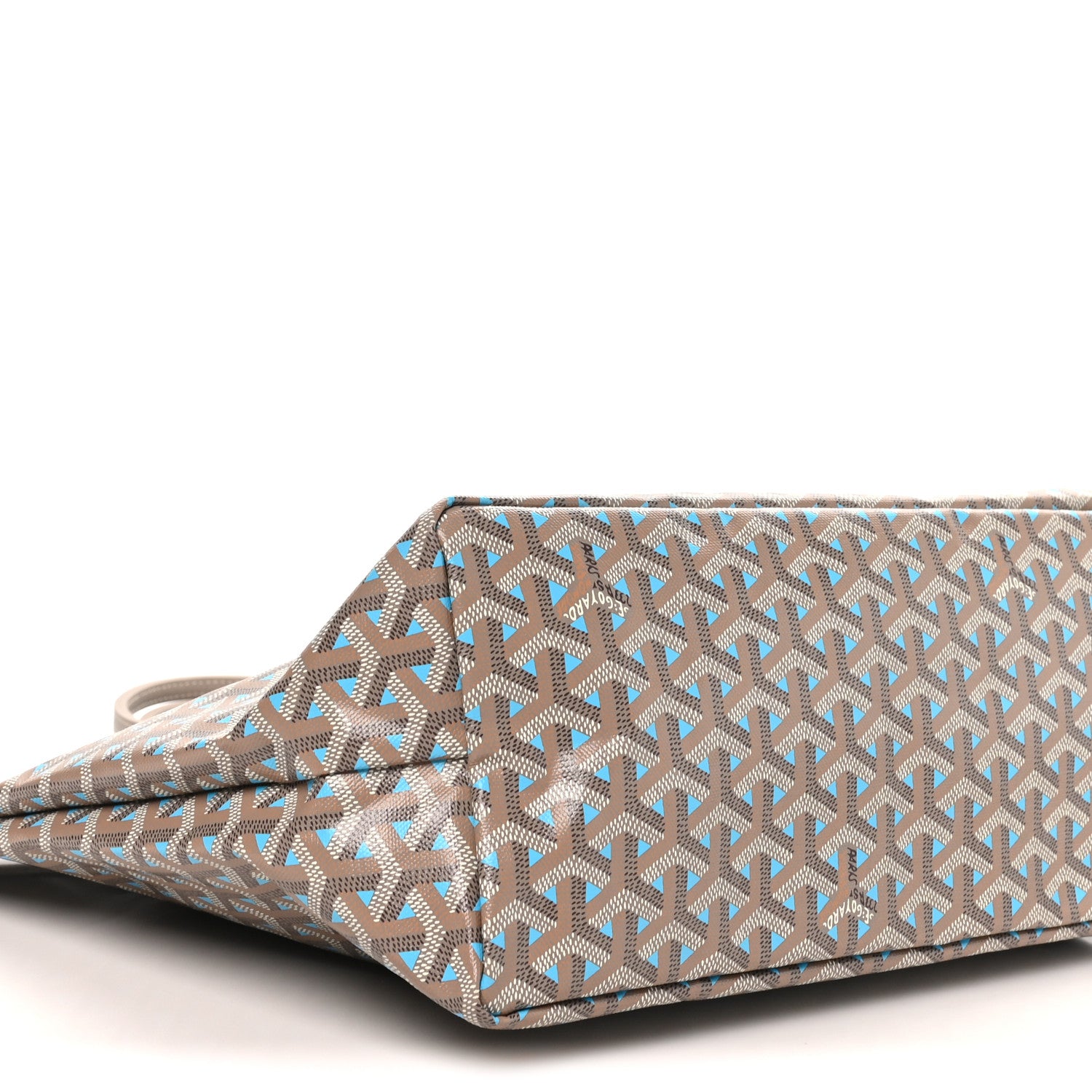 Goyard Goyardine Saint Louis Claire Voie PM Grege Turquoise 10 of 11