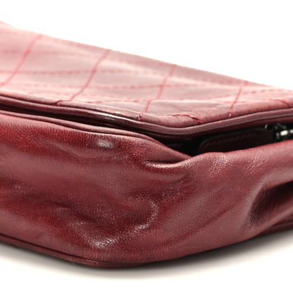Chanel Calfskin Diamond Stitched Flap Red 10 of 11