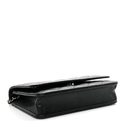 Chanel Caviar Quilted Wallet on Chain WOC Black 4 of 12