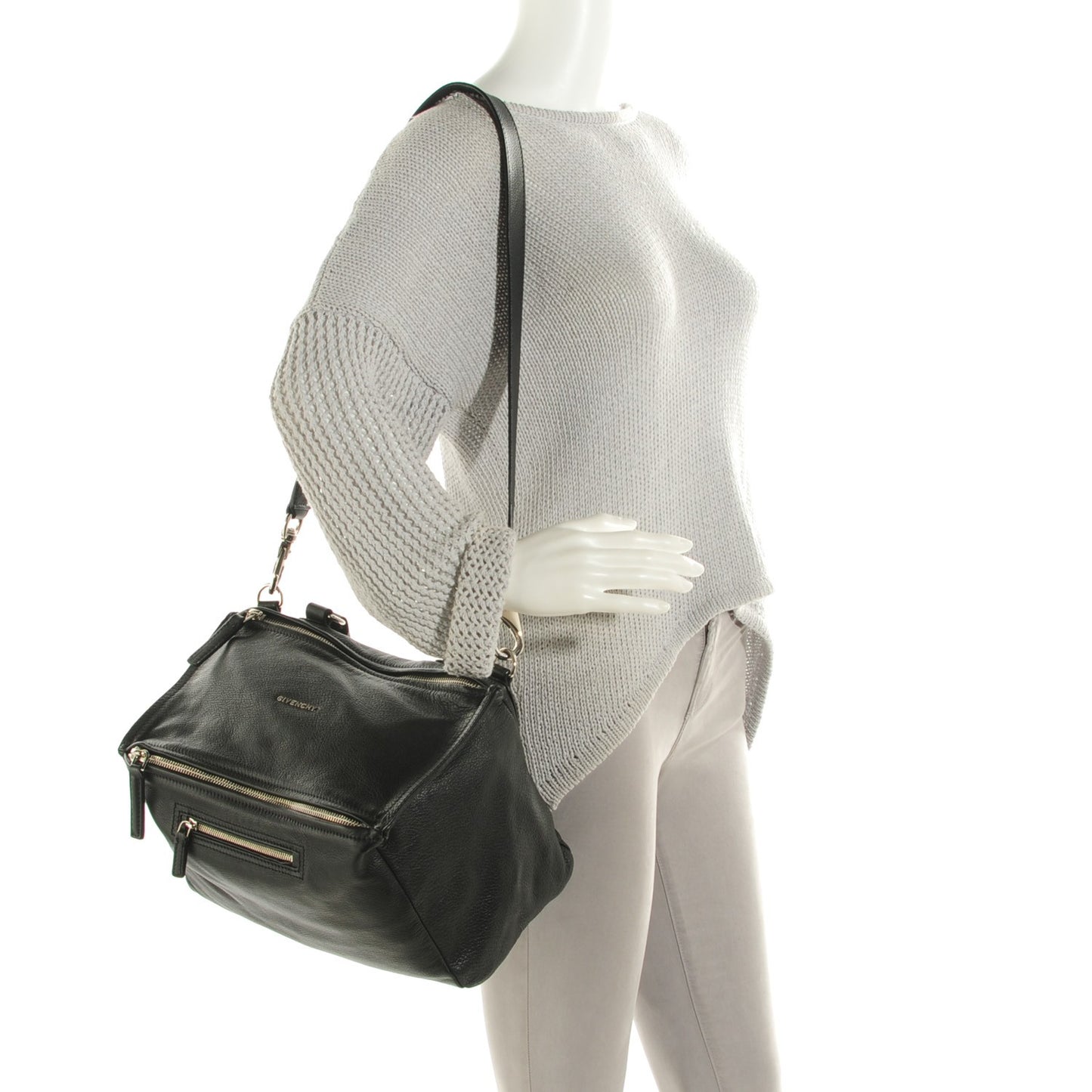 Sugar Goatskin Medium Pandora Black