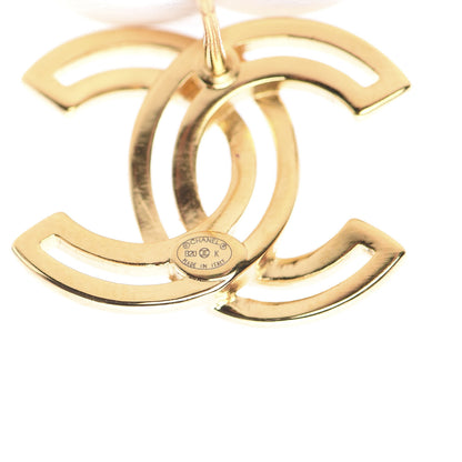 Chanel Metal Obazine CC Earrings Gold 4 of 5