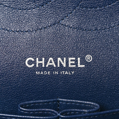 Chanel Caviar Quilted Jumbo Double Flap Navy Blue 6 of 9