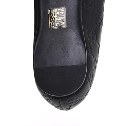 Gucci Guccissima Web Flats 37.5 Black 11 of 13