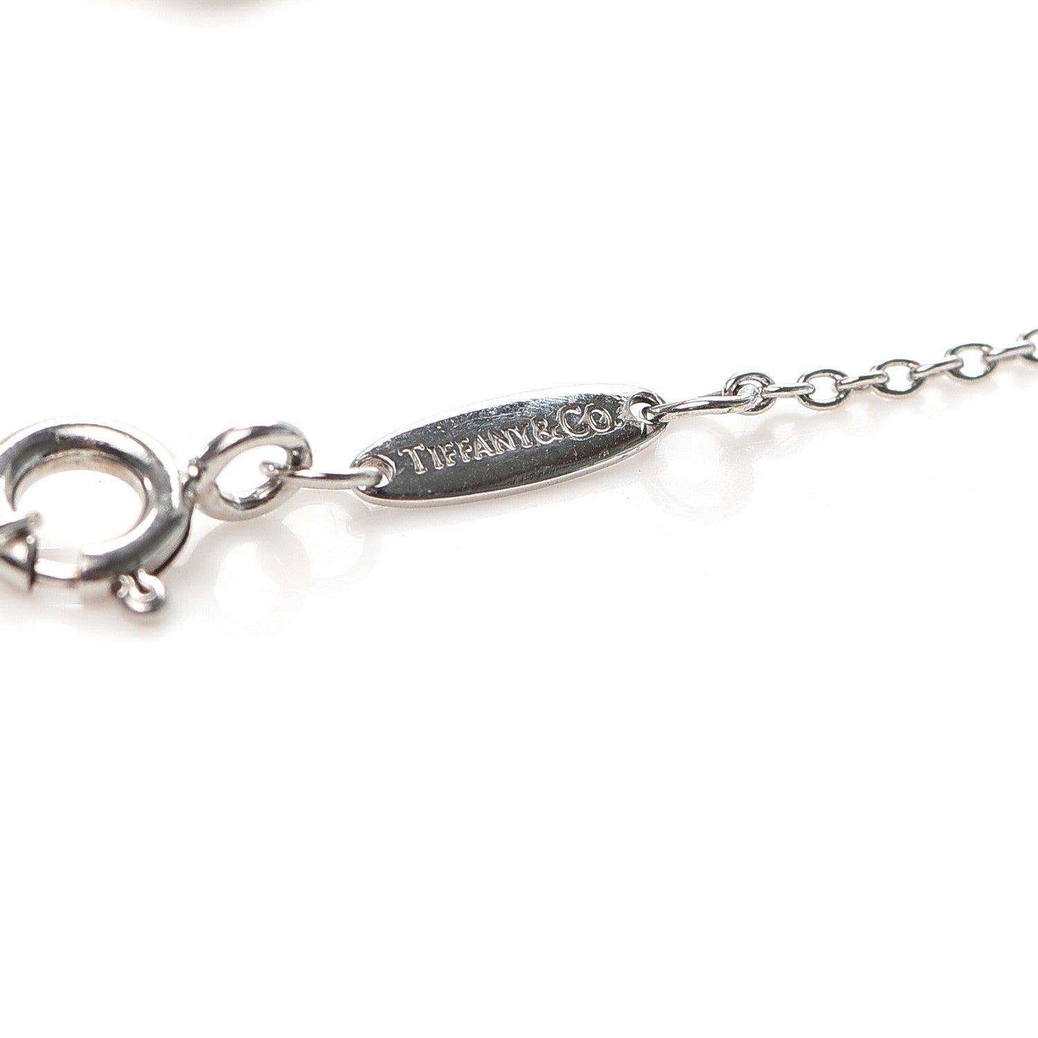 Tiffany Sterling Silver Diamond .25ct Elsa Peretti Diamonds By The Yard Bracelet 5 of 6