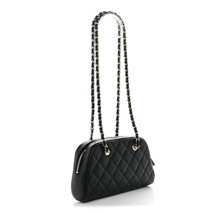 Chanel Caviar Quilted Clutch With Chain Black 3 of 11