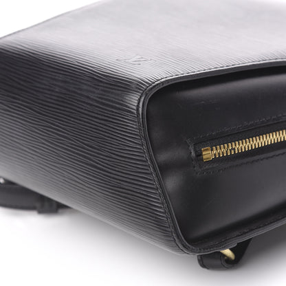 Louis Vuitton Epi Mabillon Backpack Black 10 of 11