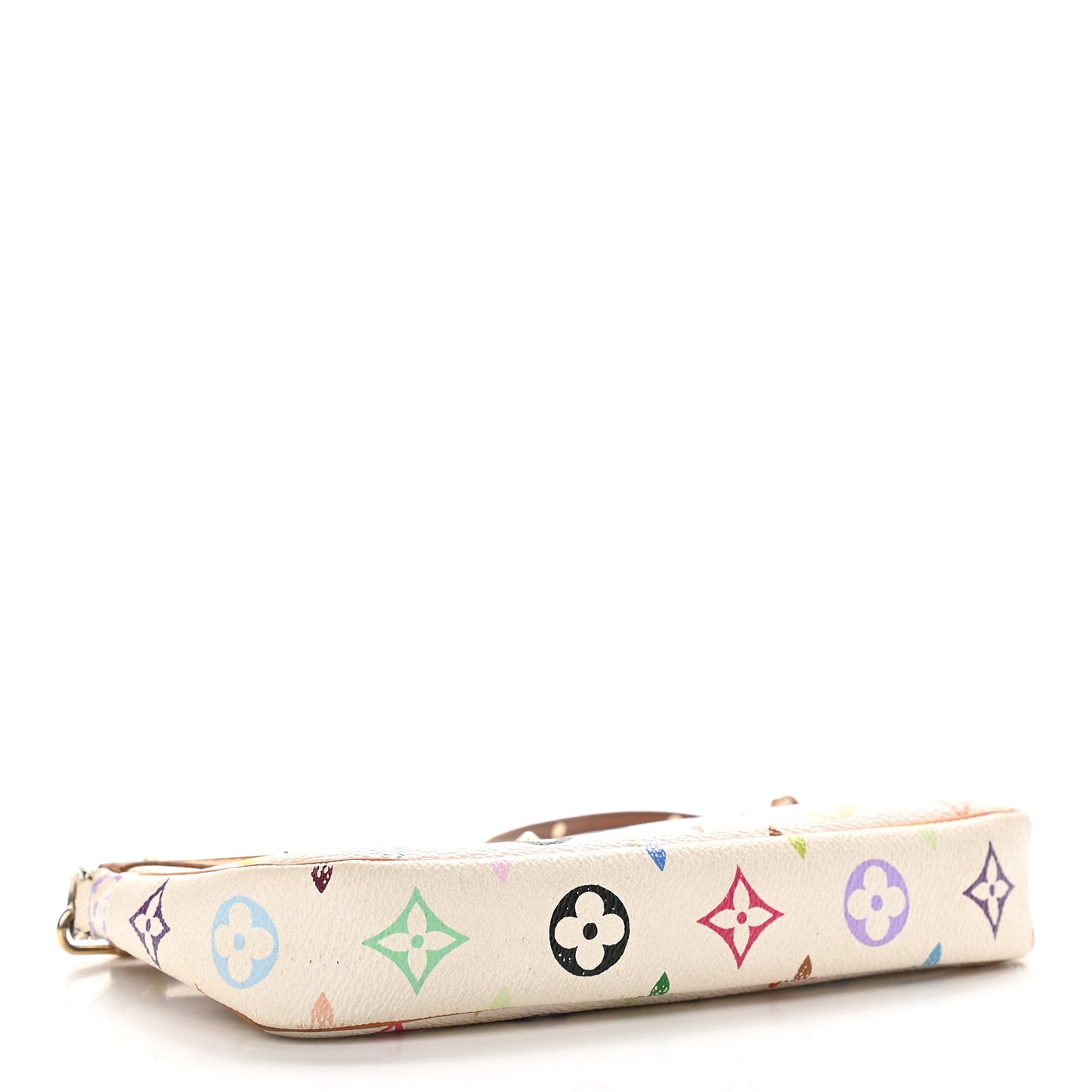 Monogram Multicolor Pochette Accessories White