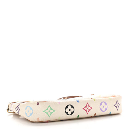 Louis Vuitton Monogram Multicolor Pochette Accessories White 4 of 8