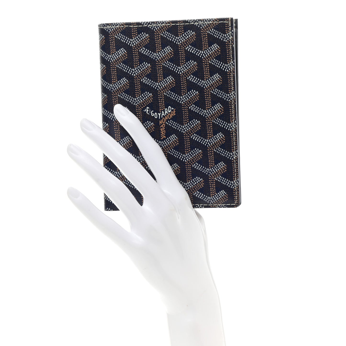 Goyardine Moliere Wallet Navy