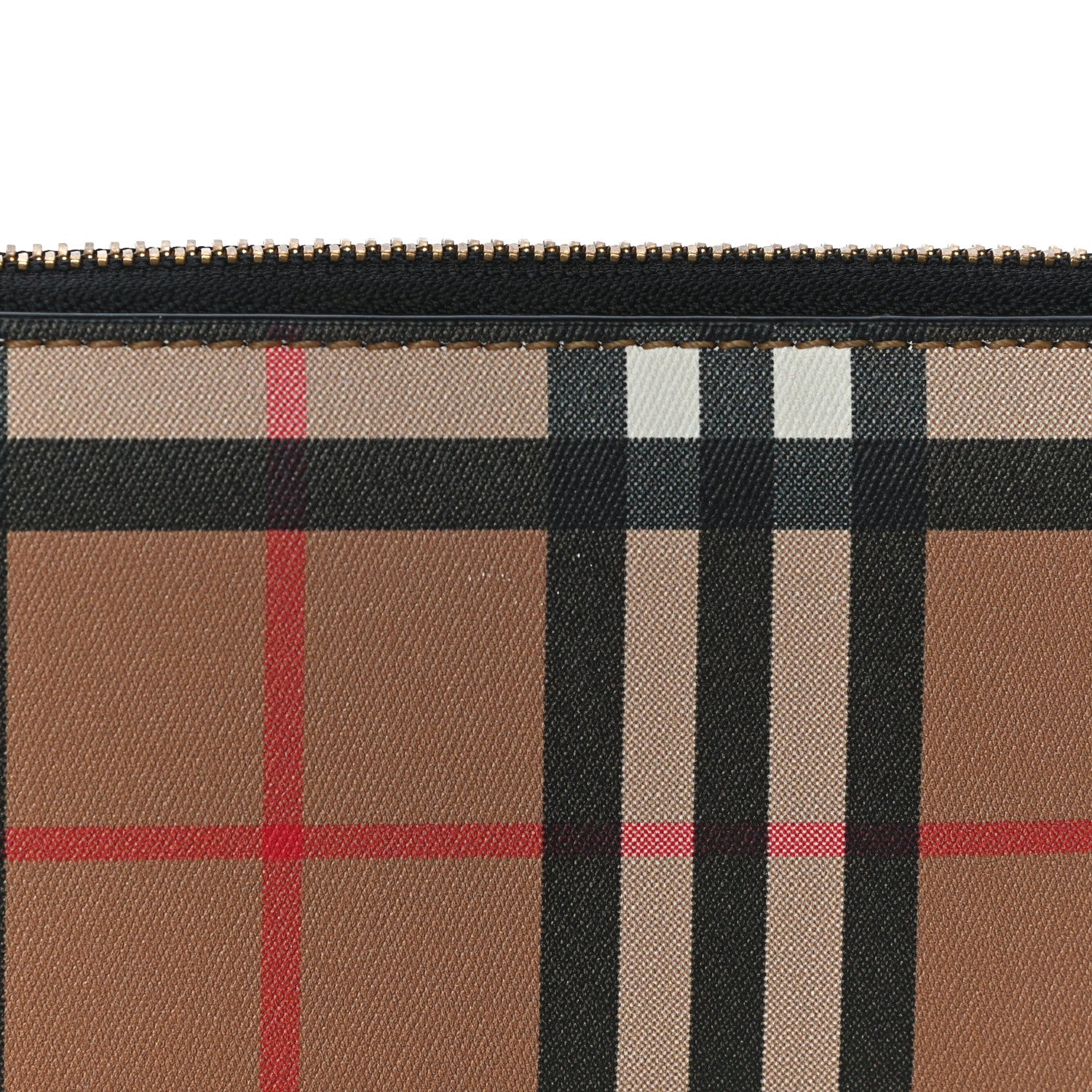 Burberry Vintage Check Elmore Zip Around Wallet Black 10 of 11