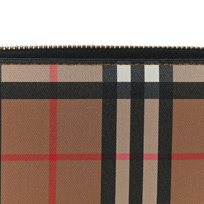 Burberry Vintage Check Elmore Zip Around Wallet Black 10 of 11