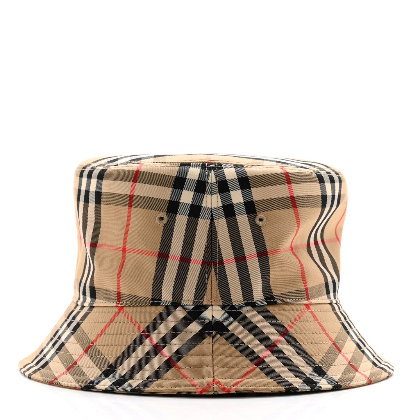 Technical Cotton Vintage Check Bucket Hat XL Archive Beige