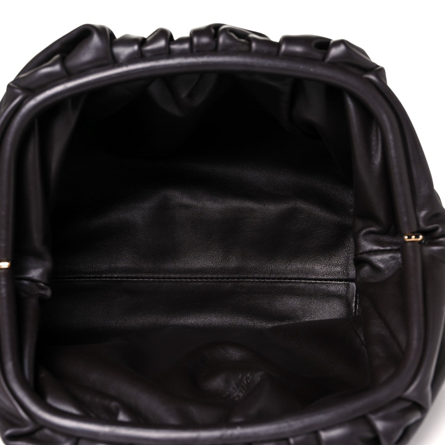 Smooth Butter Calf The Pouch Oversized Clutch Fondant