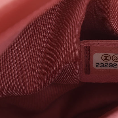 Chanel Shearling Sheepskin Medium Boy Flap Pink 9 of 10