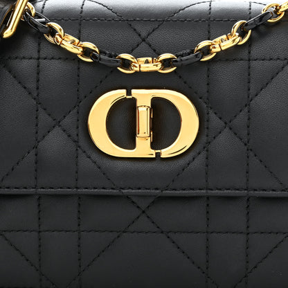Christian Dior Lambskin Macrocannage Mini Miss Caro Bag Black 8 of 10