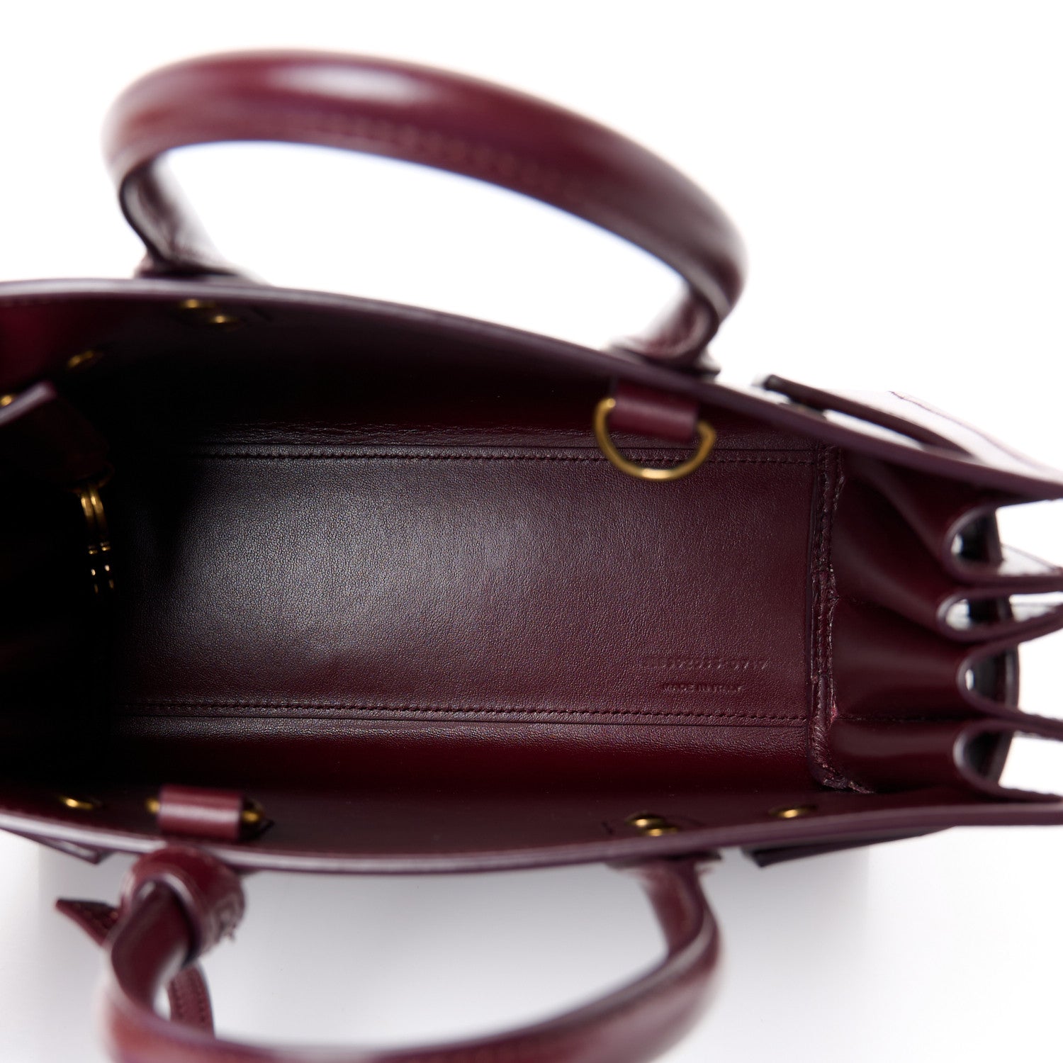 Saint Laurent Calfskin Nano Supple Sac De Jour Red Velvet 5 of 11