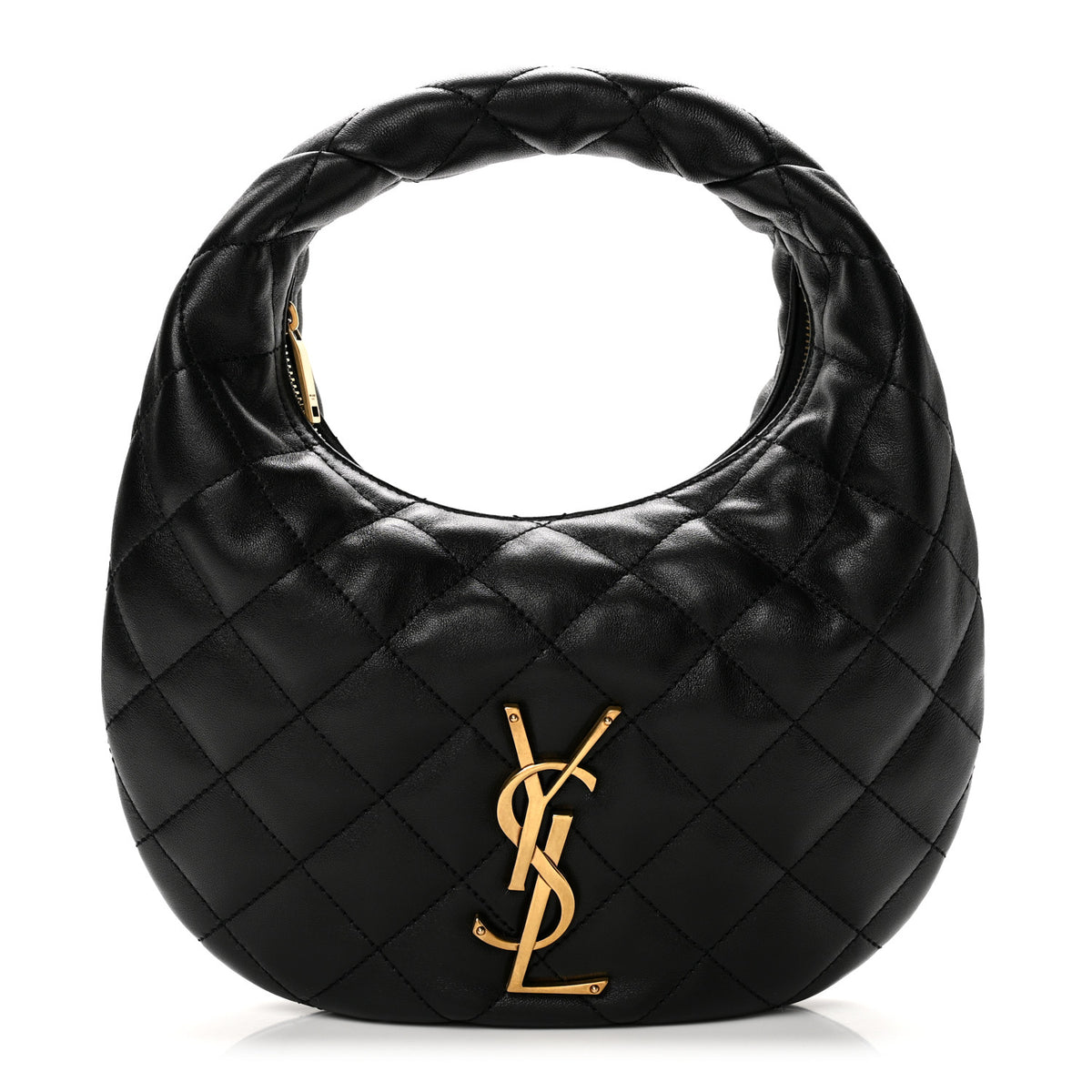 Saint Laurent Lambskin Quilted Icarino Bag Black 1 of 11