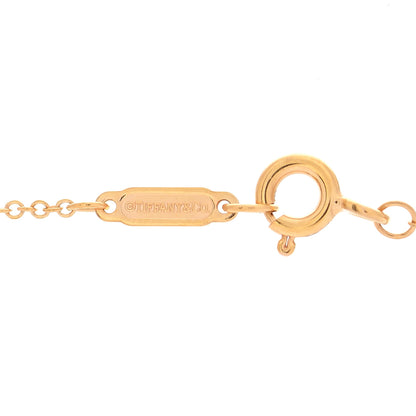 Tiffany 18K Rose Gold Diamond Atlas Key Pendant Necklace 5 of 7