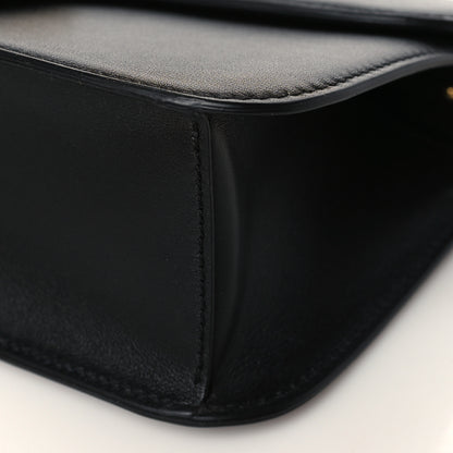 Valentino Garavani Calfskin Vlogo Loco Shoulder Bag Black 8 of 8